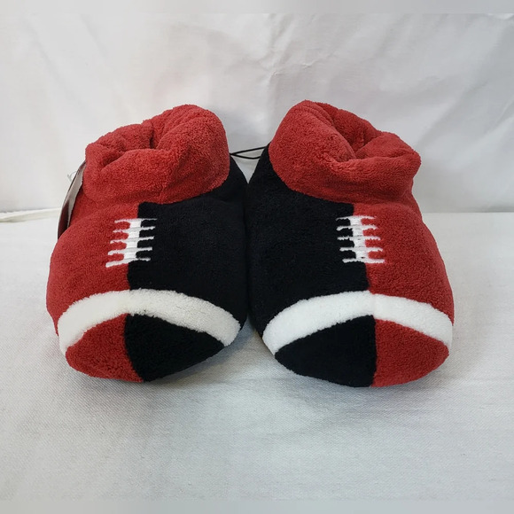 NWT Arkansas Razorbacks Officially Licensed Puffy Ankle Slippers Youth XL (13-1) - Picture 1 of 5